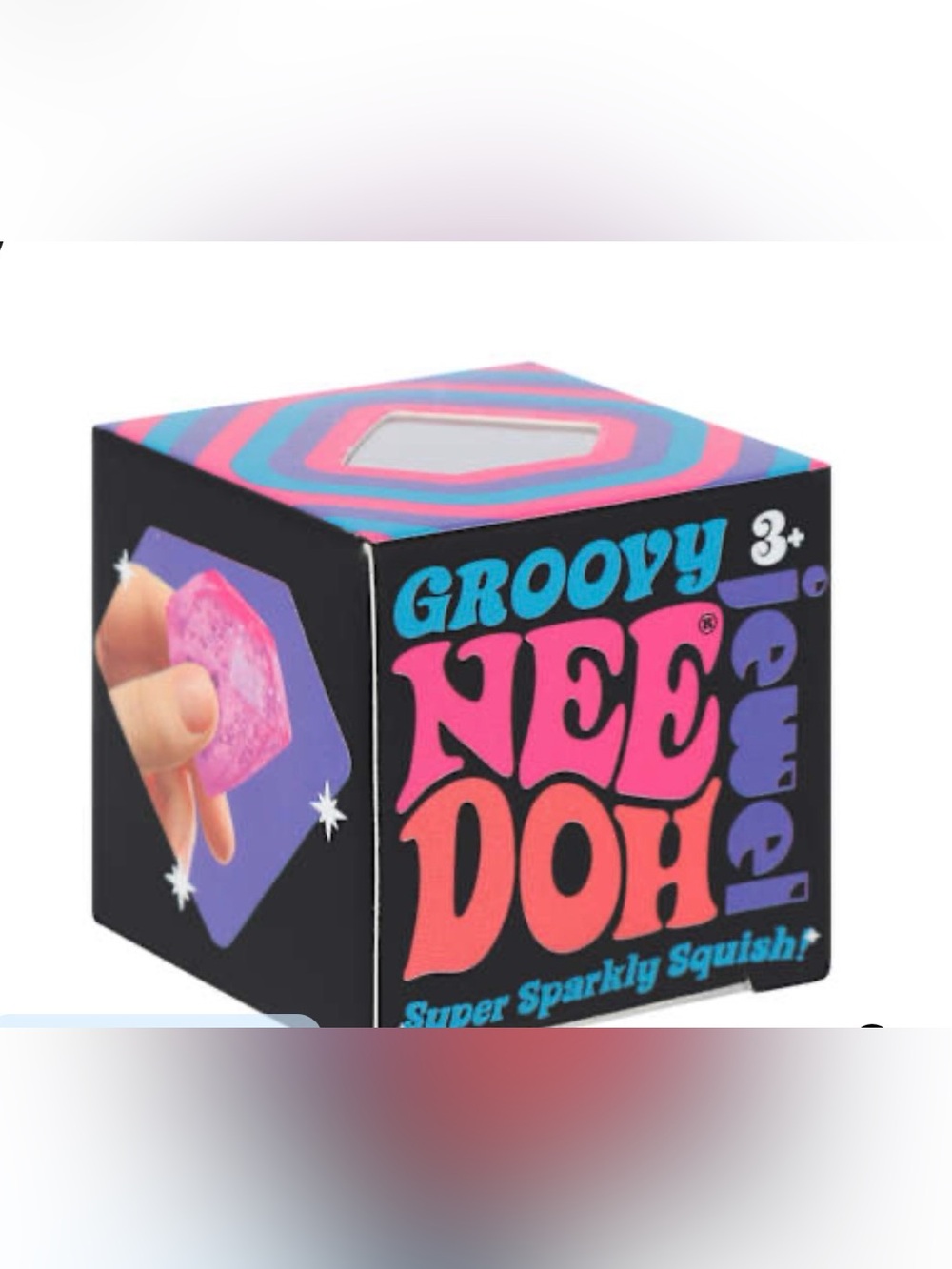 New In Box, Sealed Schylling NeeDoh Groovy jewel in purple